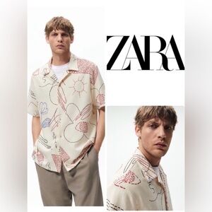 Beautiful Zara men shirt ( size L )